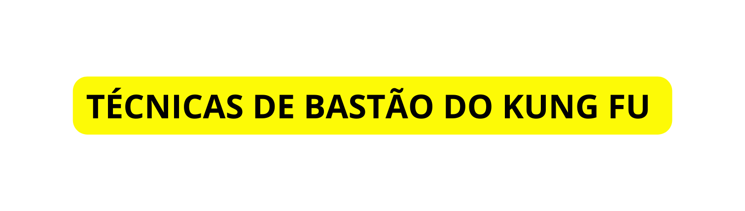 TÉCNICAS DE BASTÃO DO KUNG FU